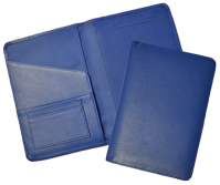 Blue Leather Notebook Graph Paper
